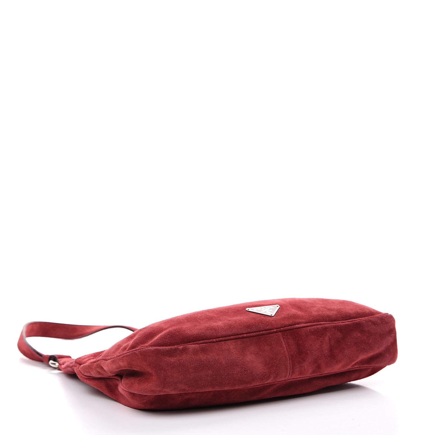 Suede Hobo Cerise