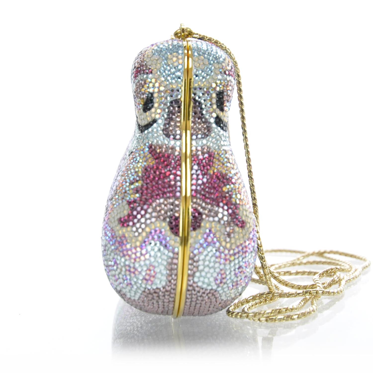 Judith Leiber Crystal Floral Minaudiere Clutch Multicolor 11 of 15