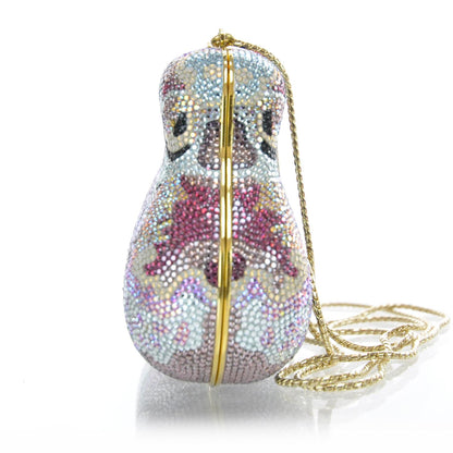 Judith Leiber Crystal Floral Minaudiere Clutch Multicolor 11 of 15