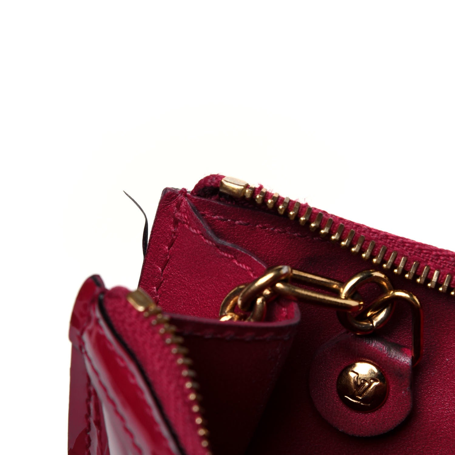 Louis Vuitton Vernis Key Pouch Rose Indien 7 of 14