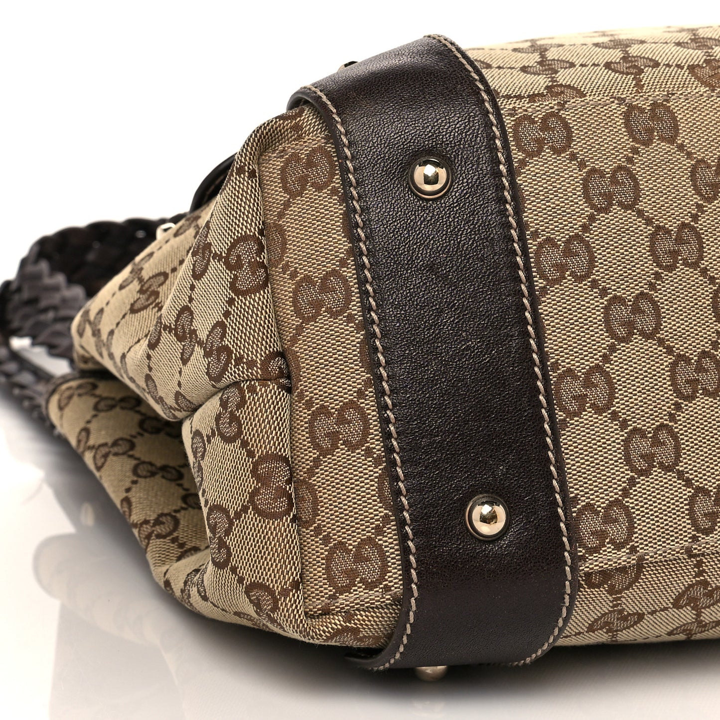 Monogram Medium Pelham Shoulder Bag Dark Brown