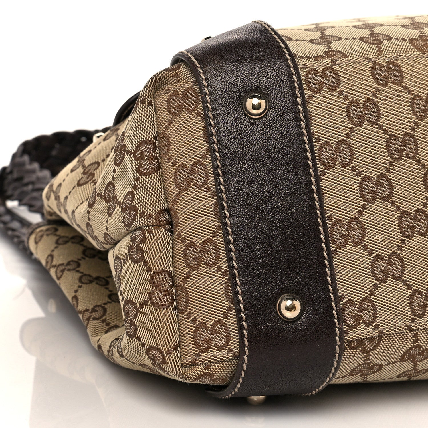 Gucci Monogram Medium Pelham Shoulder Bag Dark Brown 9 of 15