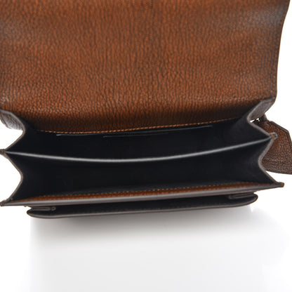 Saint Laurent Calfskin Studded Small Monogram Sunset Brown 5 of 7