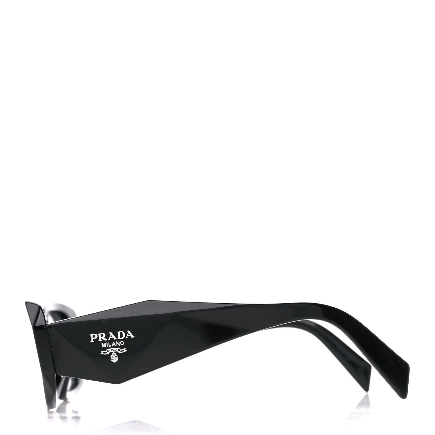 Prada Acetate Symbole Sunglasses SPR 17W Black 3 of 8