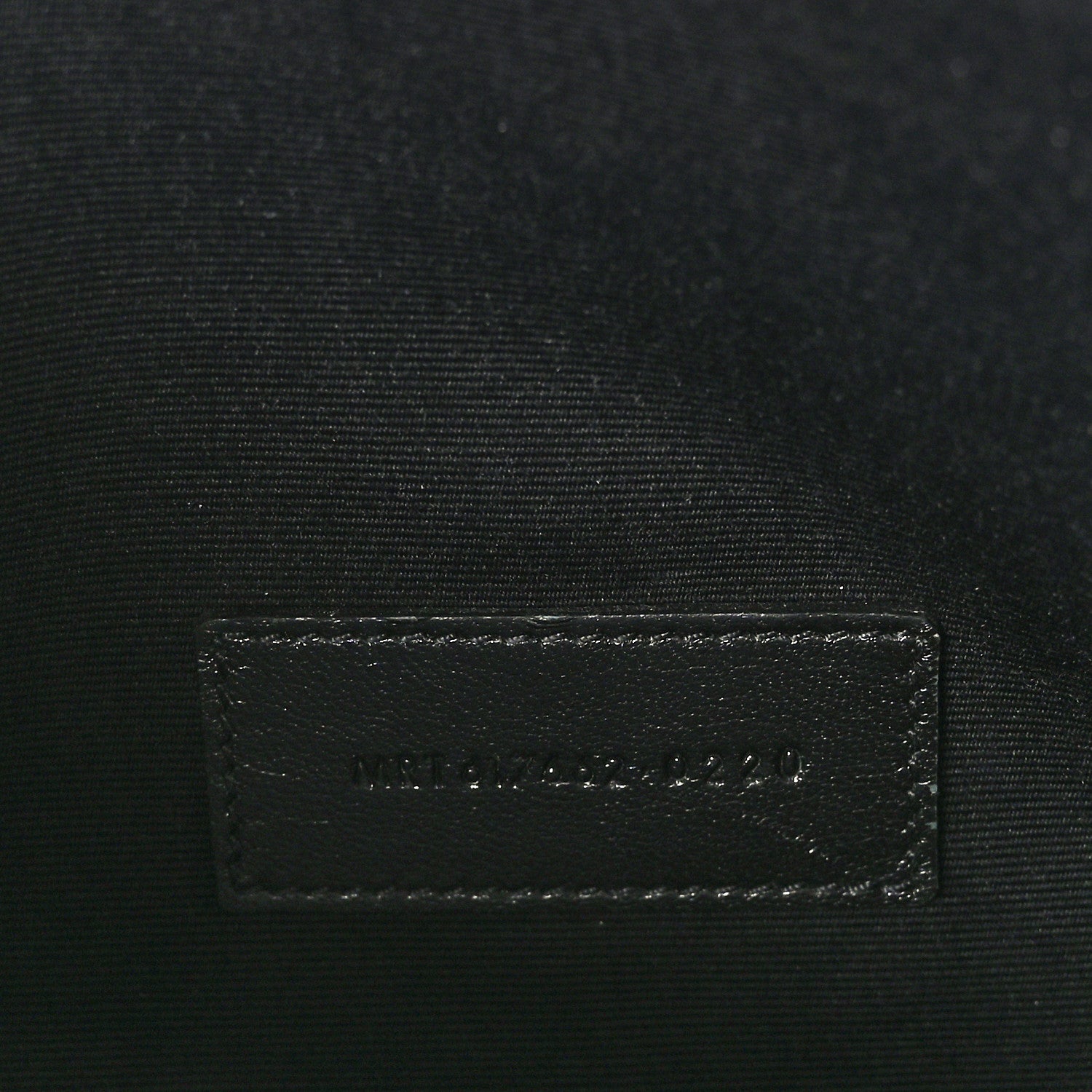 Saint Laurent Grain De Poudre Matelasse Chevron Monogram Envelope Clutch Black 7 of 8