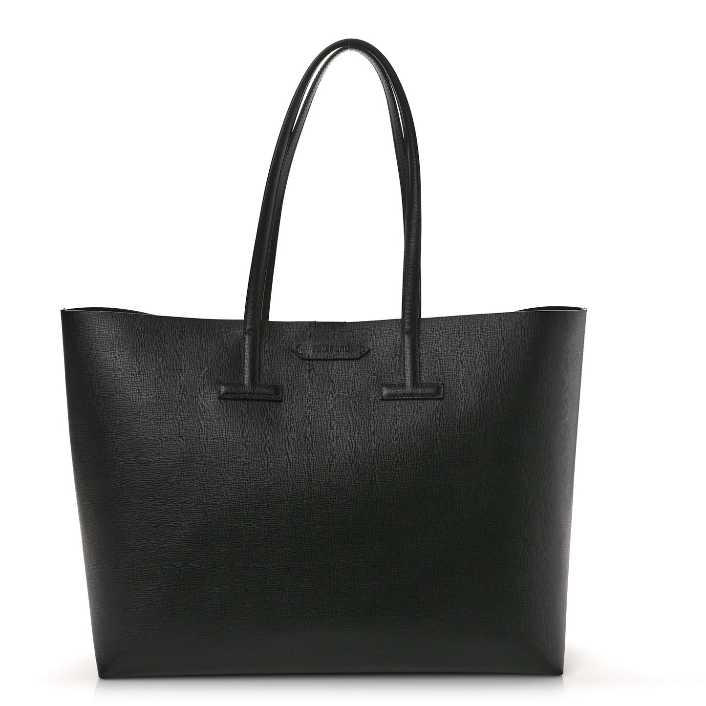 Saffiano Large T Tote Black