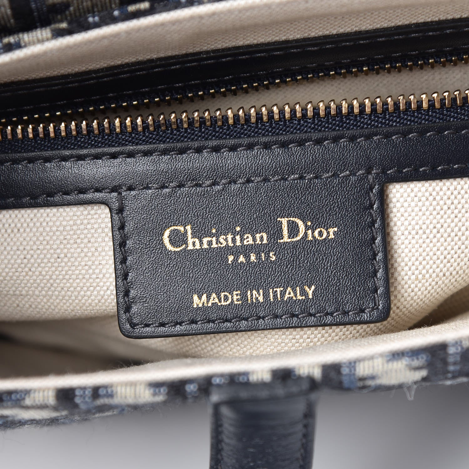 Christian Dior Oblique Saddle Bag Blue 8 of 9