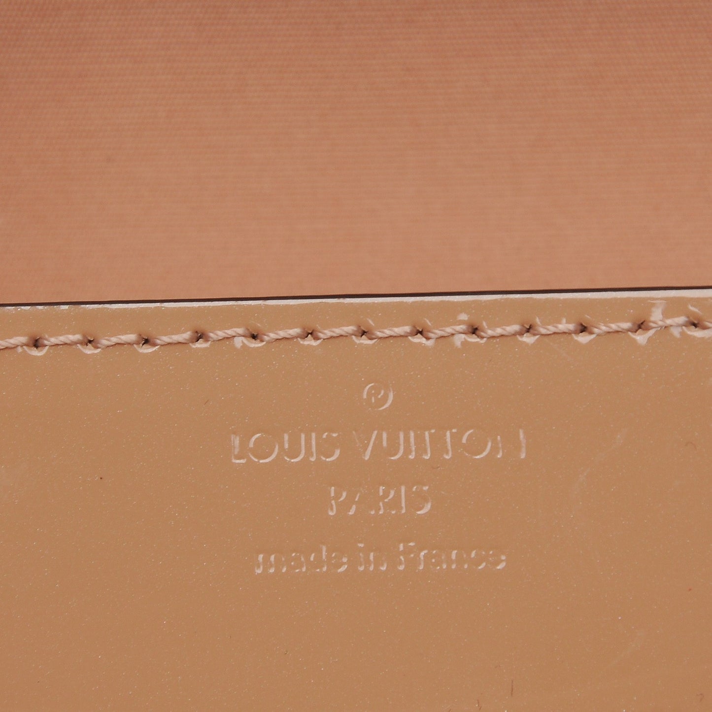 Patent Louise Clutch Nude