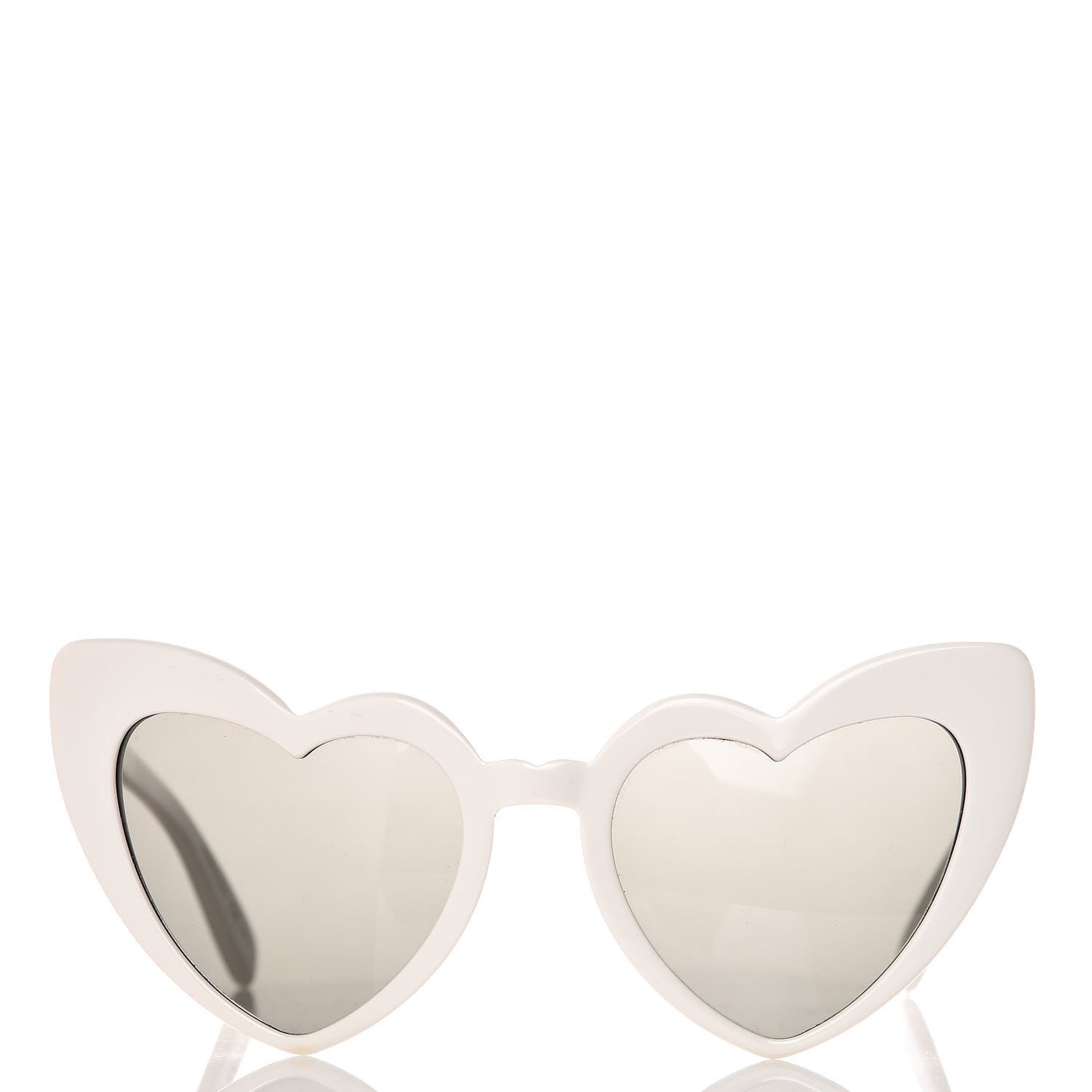 Acetate Heart Frame Loulou SL181 Sunglasses White
