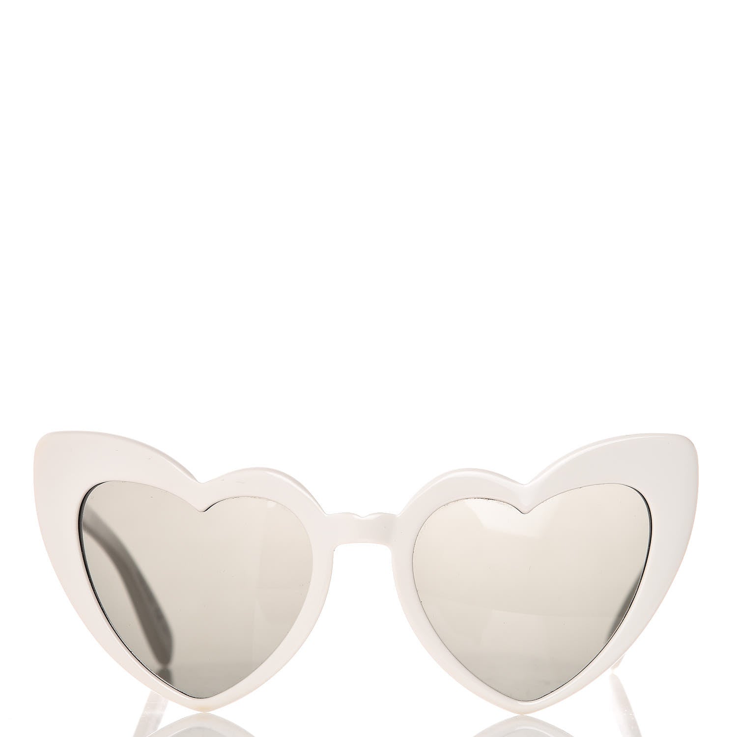 Saint Laurent Acetate Heart Frame Loulou SL181 Sunglasses White 2 of 9