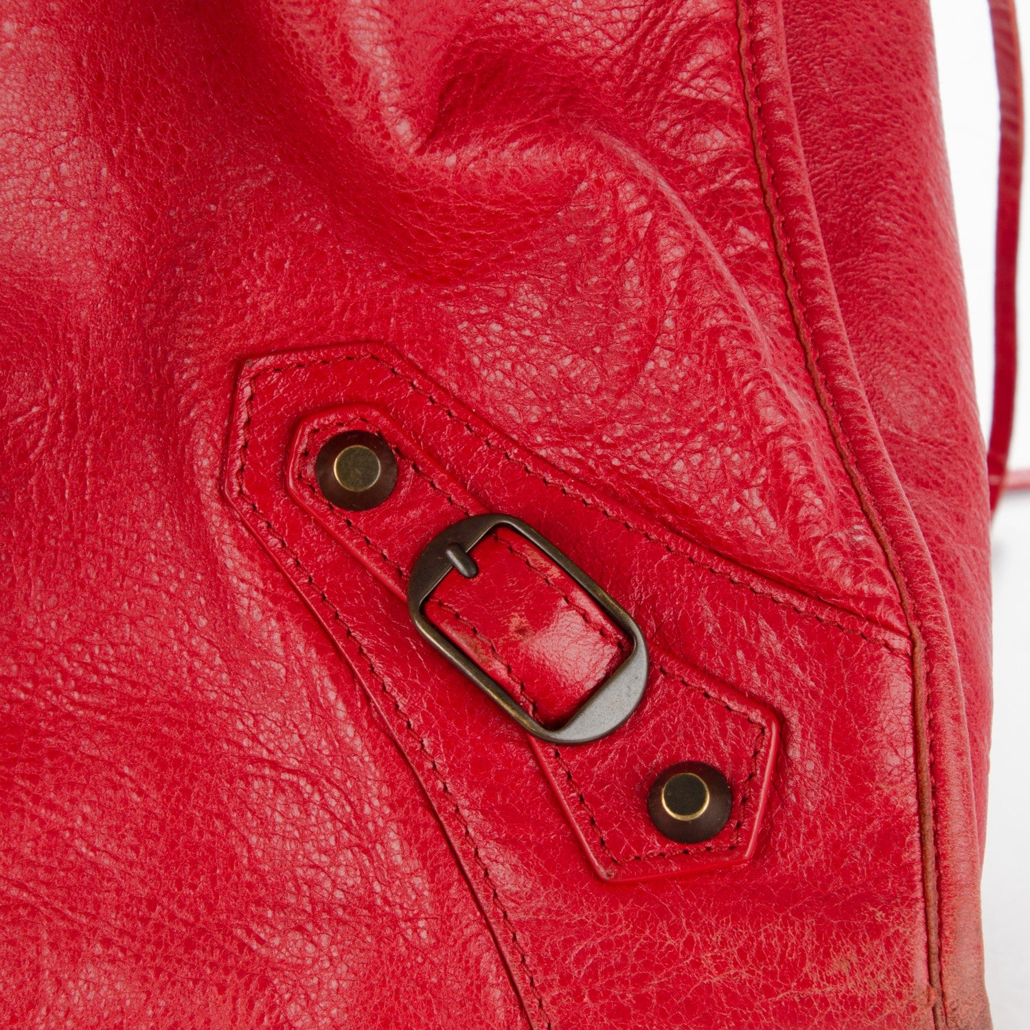 Balenciaga Agneau Classic Hardware Work Rouge Cardinal 12 of 14