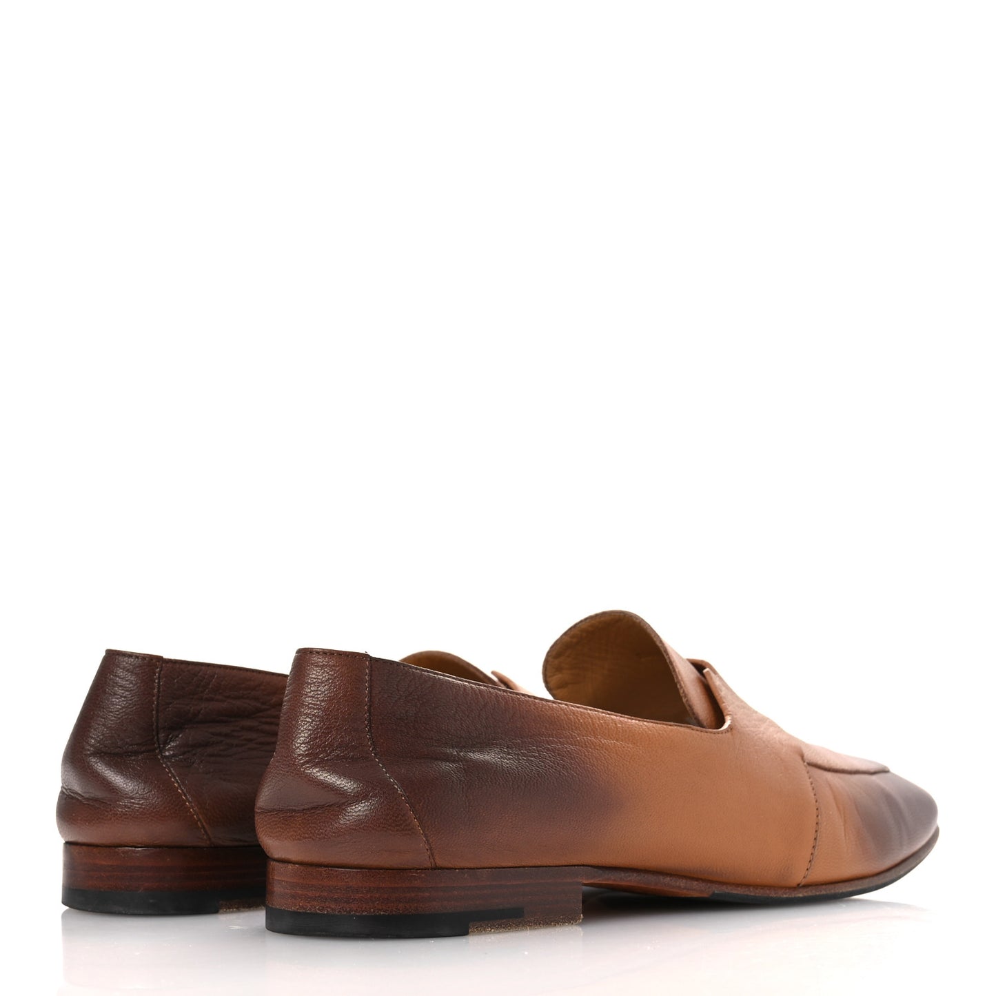 Goatskin Mens Ancora Moccasin Loafers 42 Naturel