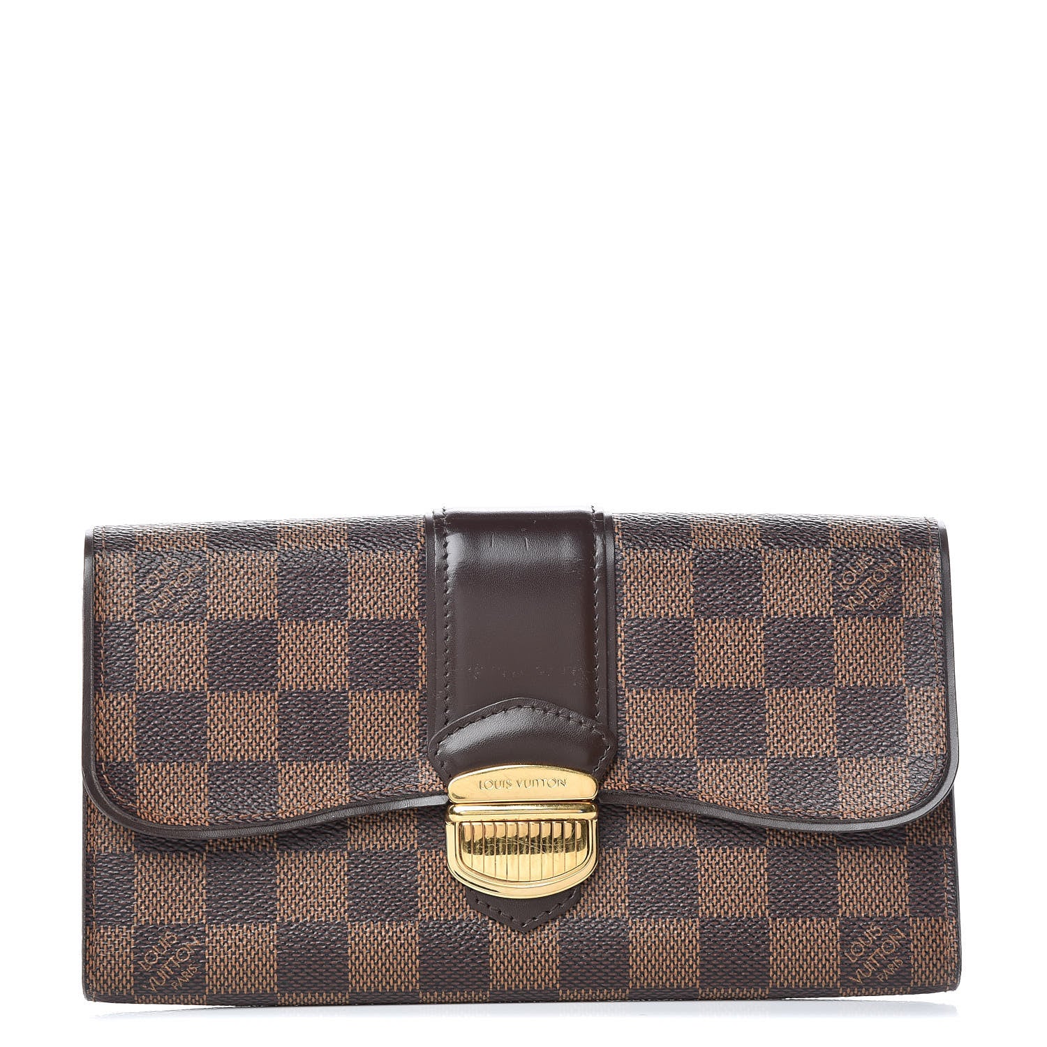 Louis Vuitton Damier Ebene Sistina Wallet 1 of 12