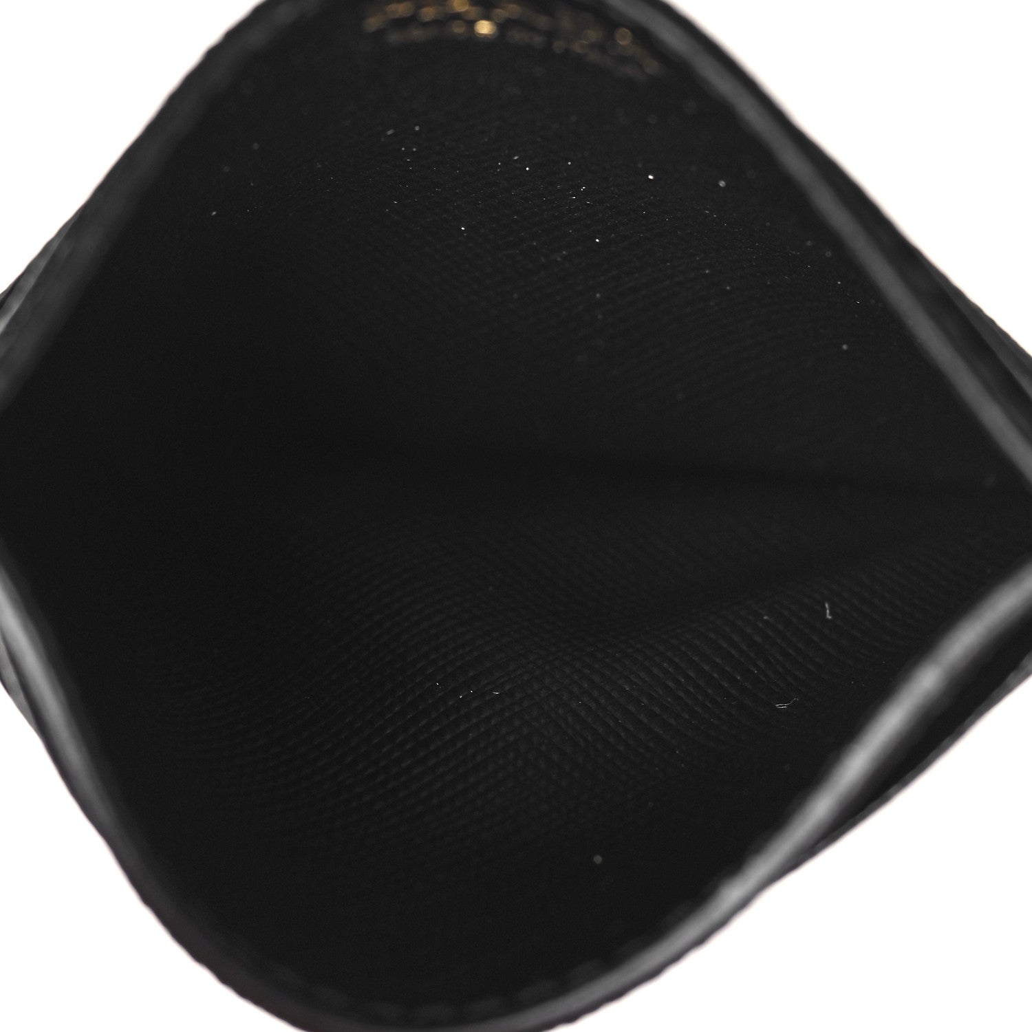 Prada Saffiano Metal Card Holder Black 5 of 7
