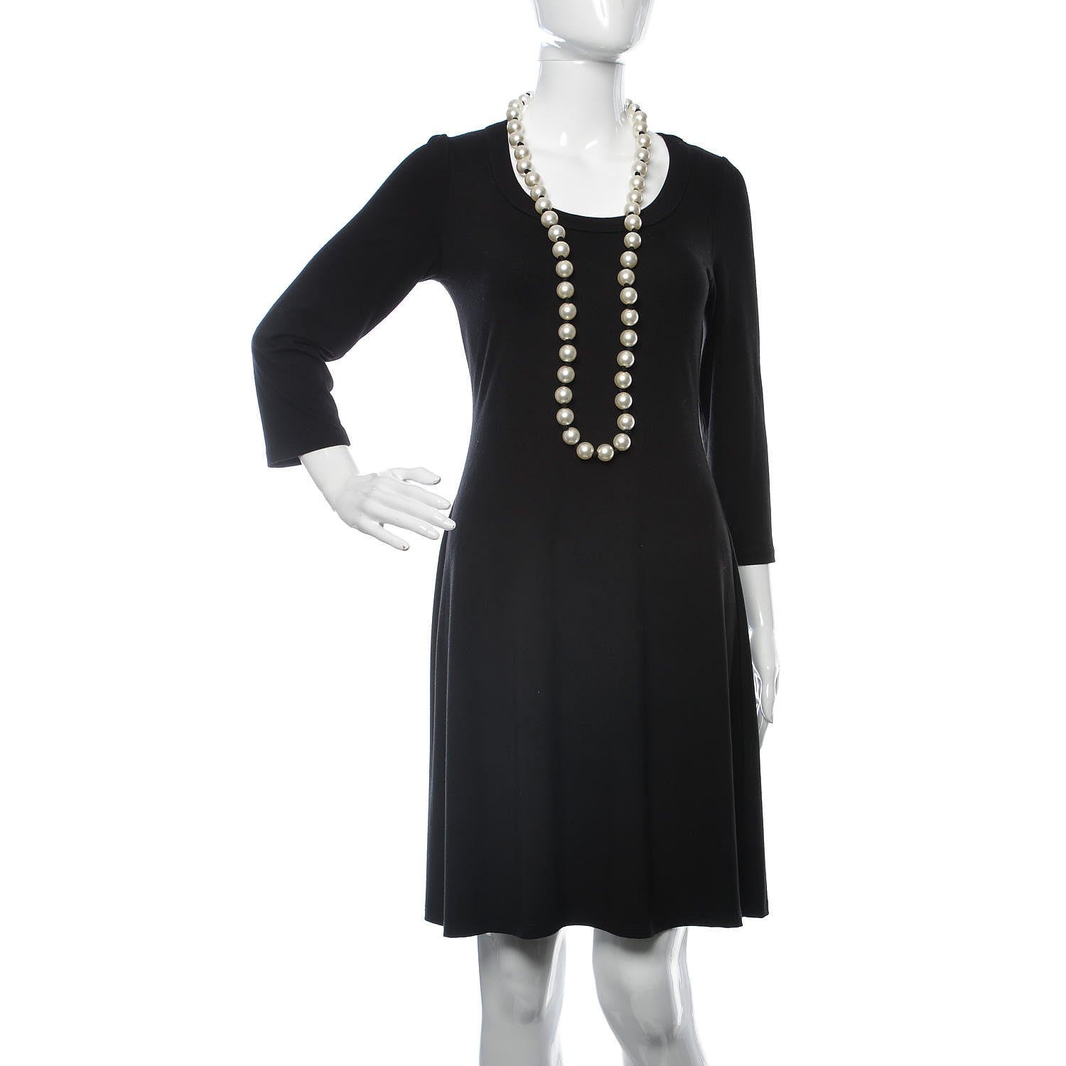 Chanel Pearl Long CC Necklace Gold 2 of 11