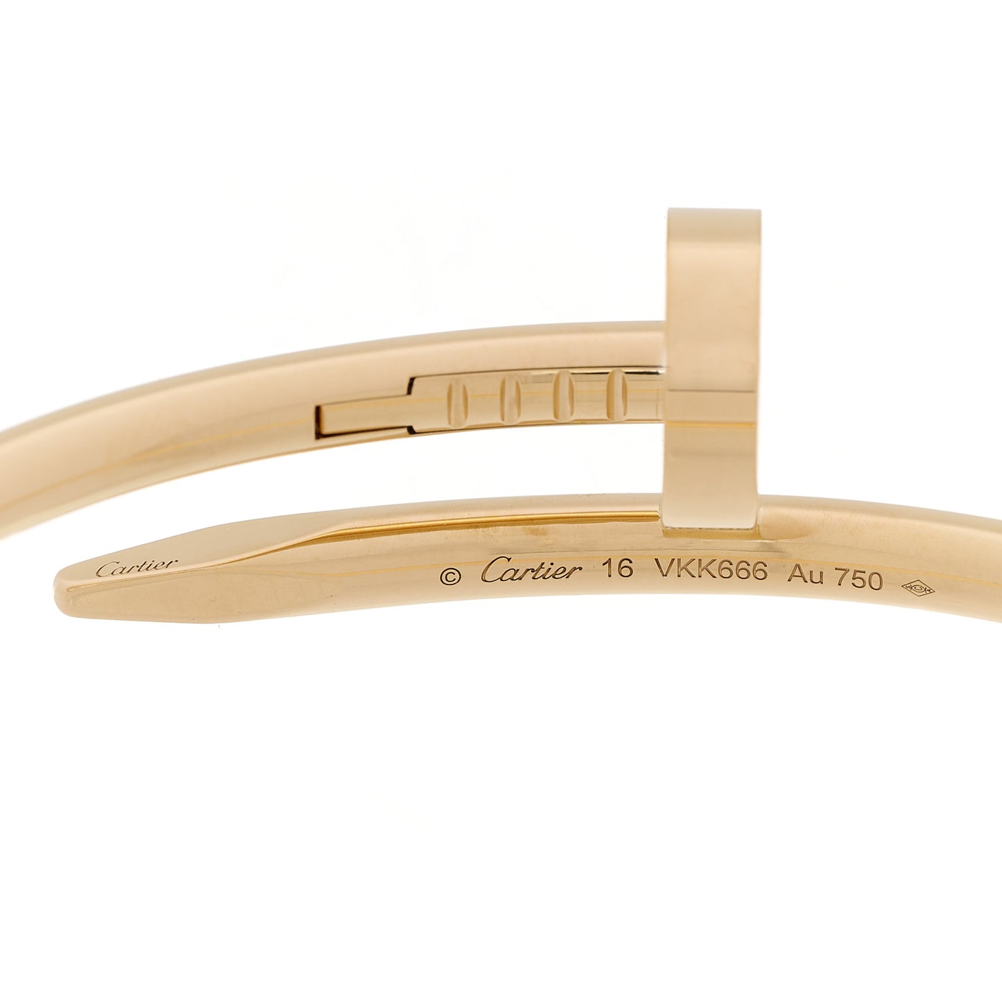 18K Yellow Gold Juste Un Clou Bracelet 16
