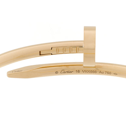 Cartier 18K Yellow Gold Juste Un Clou Bracelet 16 4 of 5