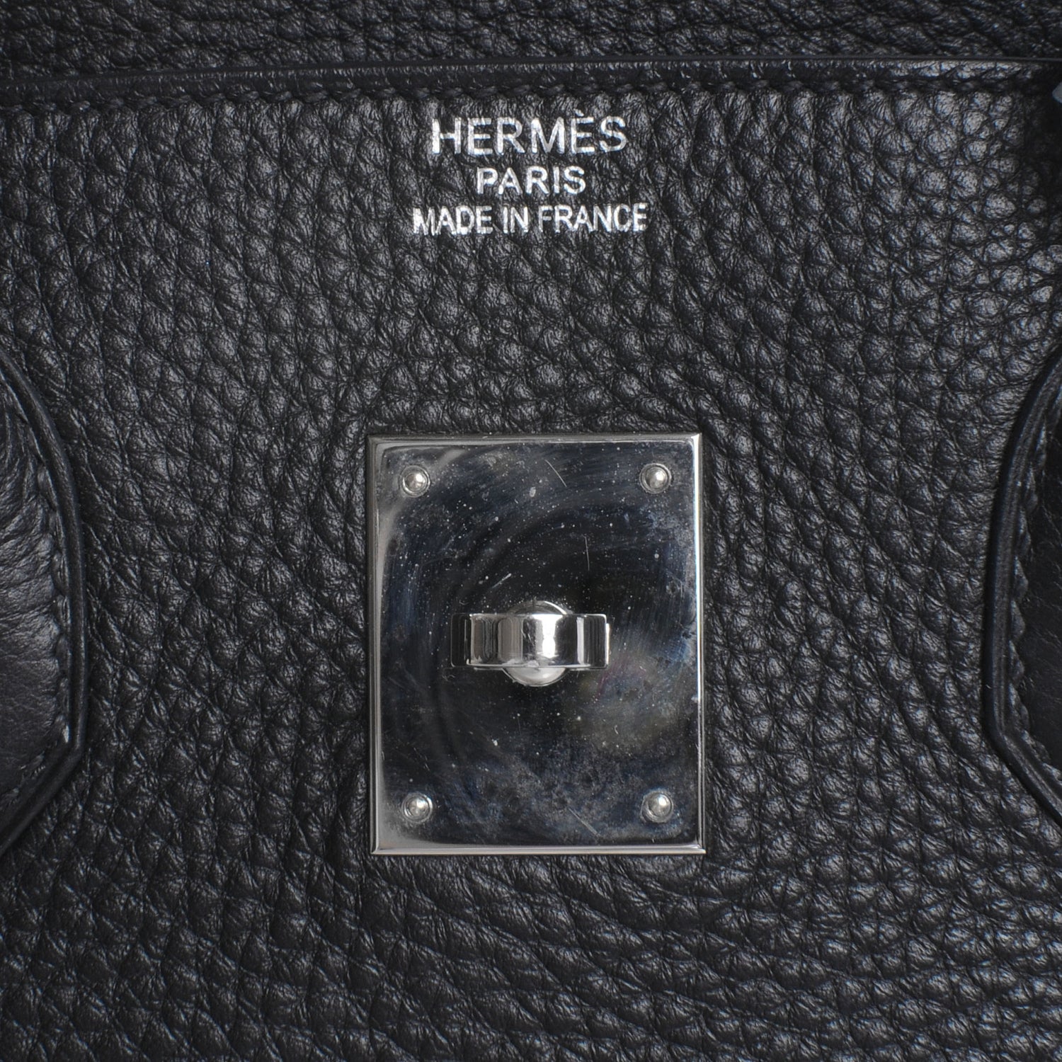 Hermes Taurillon Clemence Birkin 35 Black 8 of 10