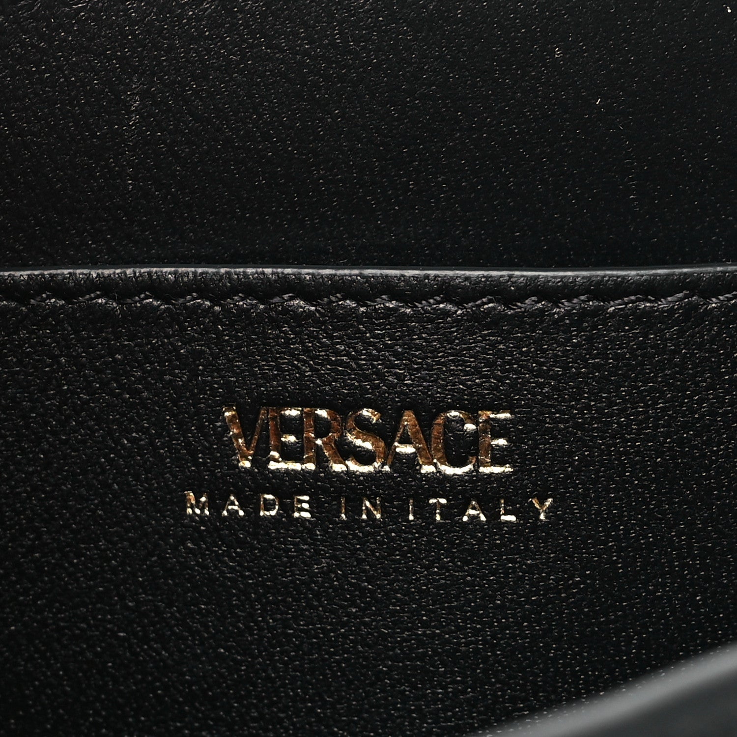Versace Grained Calfskin La Medusa Chain Crossbody Bag Black 6 of 8