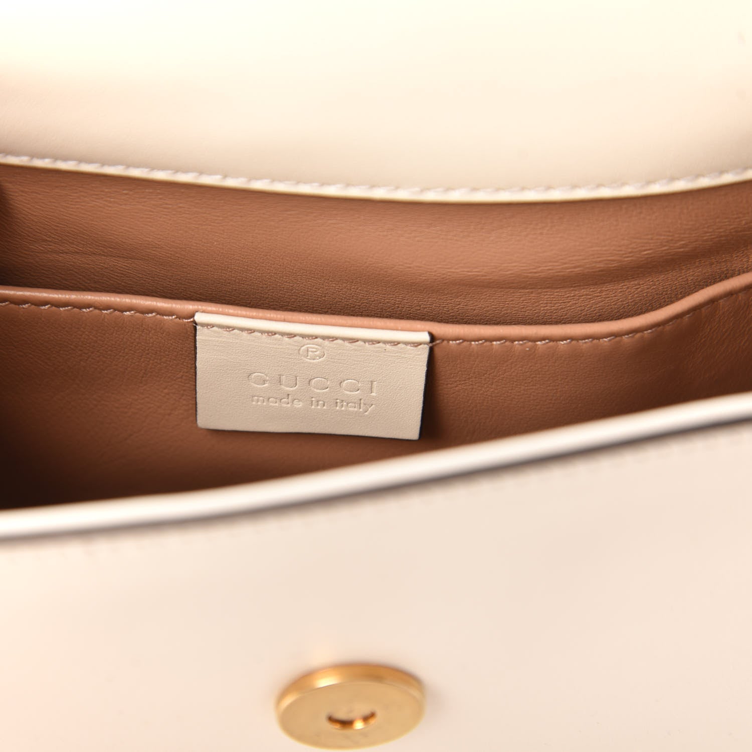 Gucci Nappa Pearl Studded Mini Queen Margaret Broadway Shoulder Bag Mystic White 8 of 10