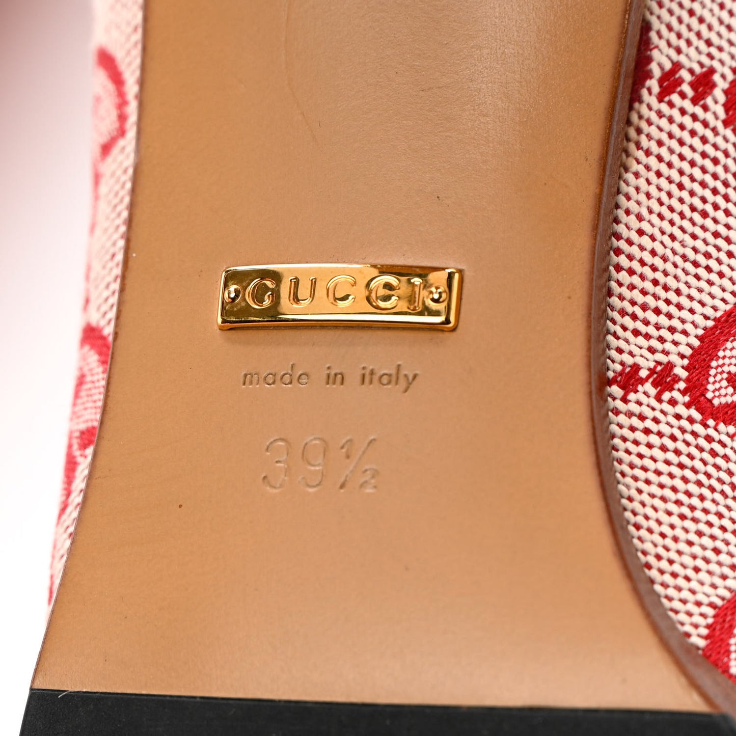 Monogram Over The Knee Boots 39.5 Gardenia Hibiscus Red
