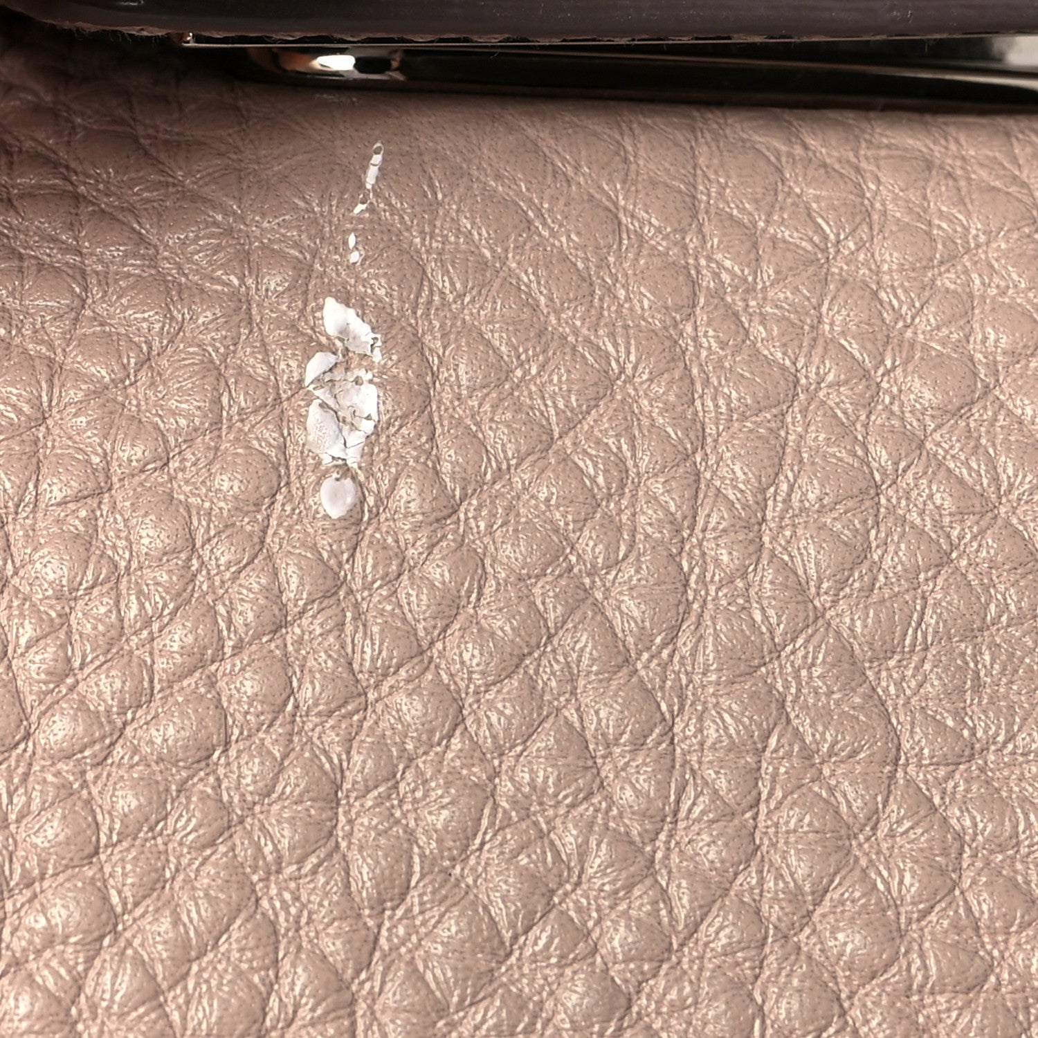 Salvatore Ferragamo Calfskin Fanisa Gancini Hobo Beige 10 of 11