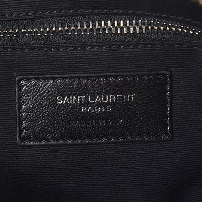 Saint Laurent Calfskin Y Quilted Monogram Small Loulou Bowling Bag Black 6 of 7
