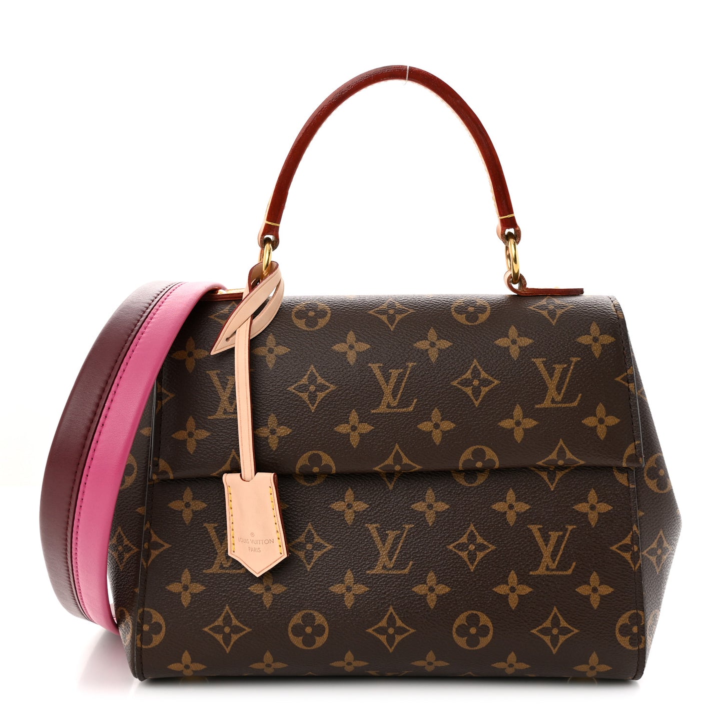 Monogram Cluny BB Bordeaux Fuchsia