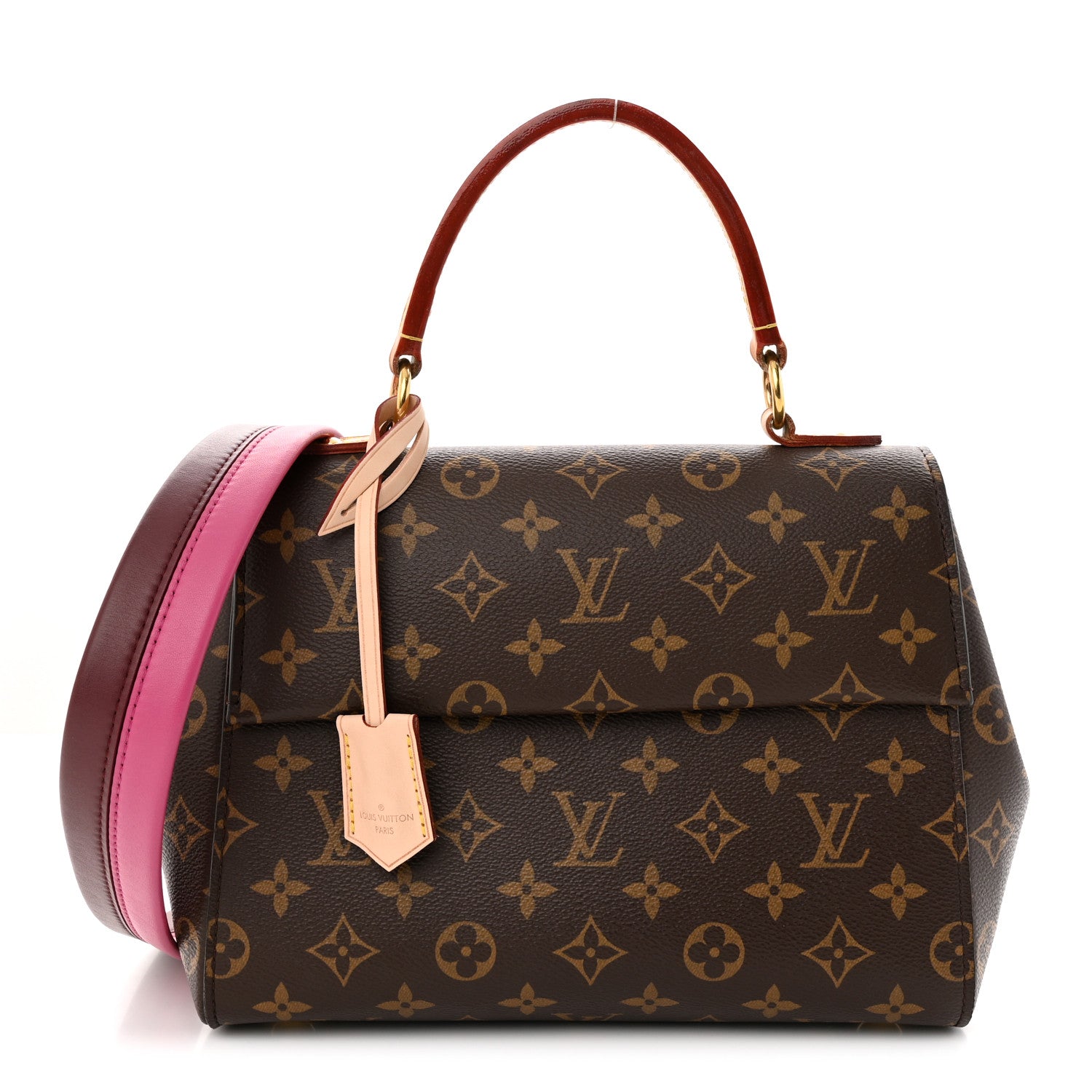 Louis Vuitton Monogram Cluny BB Bordeaux Fuchsia 1 of 15