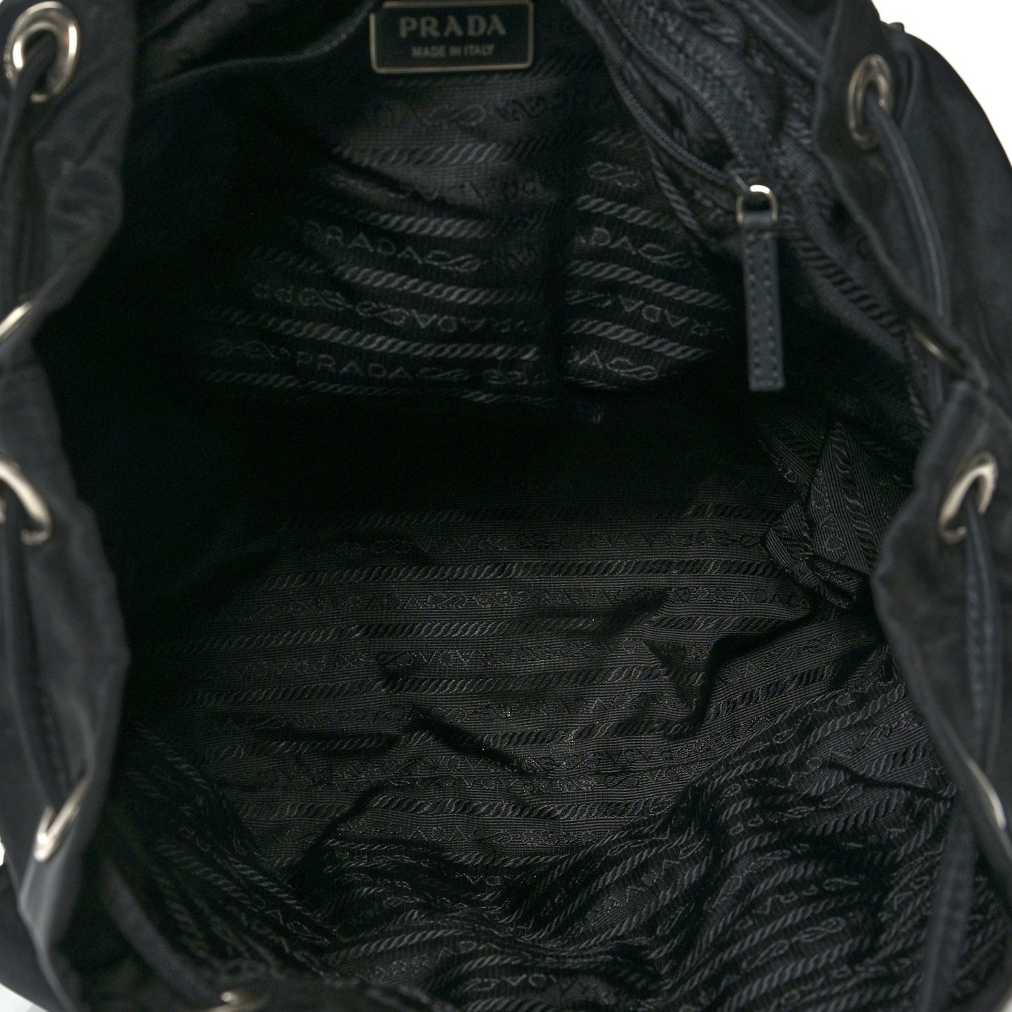 Nylon Vela Medium Backpack Black