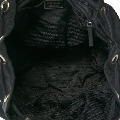 Prada Nylon Vela Medium Backpack Black 8 of 13