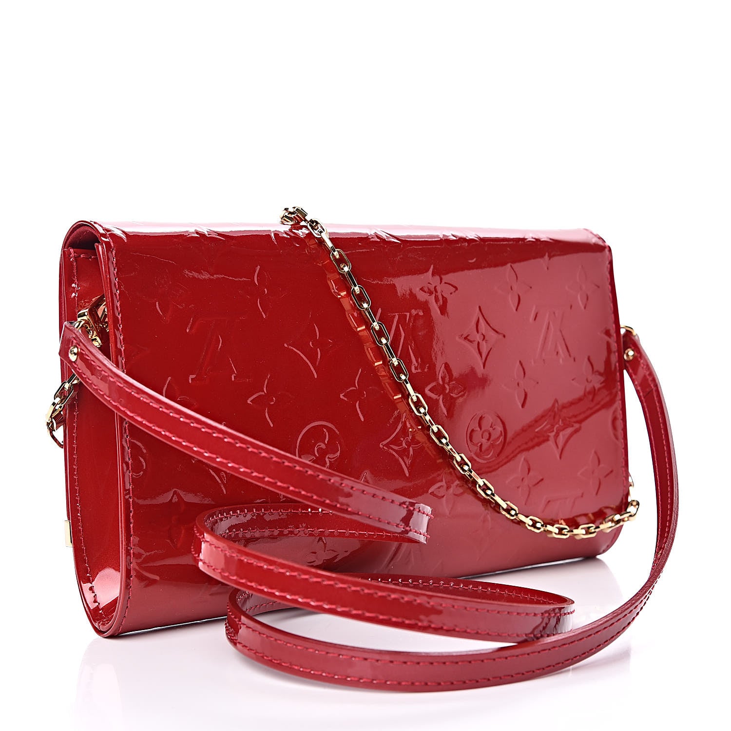 Louis Vuitton Vernis Ana Clutch Pomme D'Amour 3 of 9