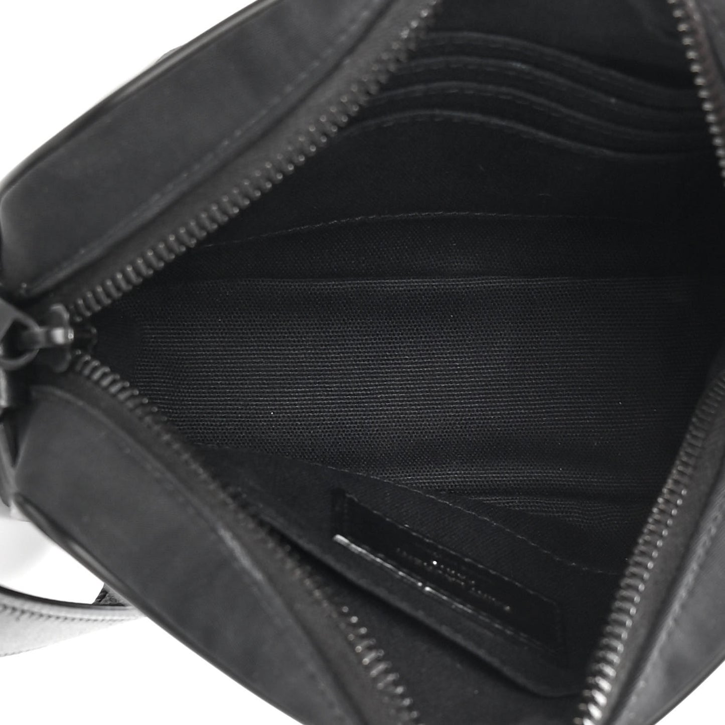 Lambskin Nylon Small Camp Camera Bag Black