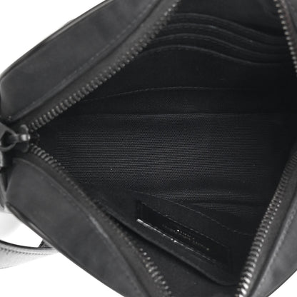 Saint Laurent Lambskin Nylon Small Camp Camera Bag Black 5 of 13