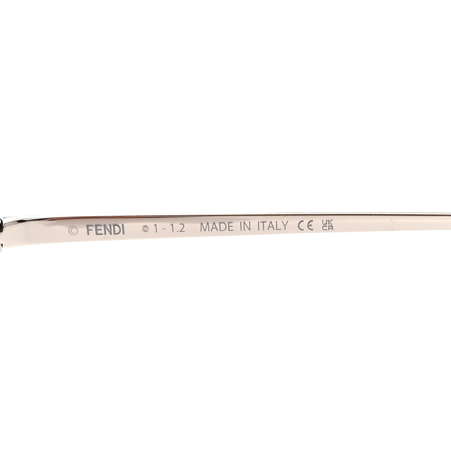 Fendi Metal Aviator Sunglasses FF40005U Silver Rose 6 of 7