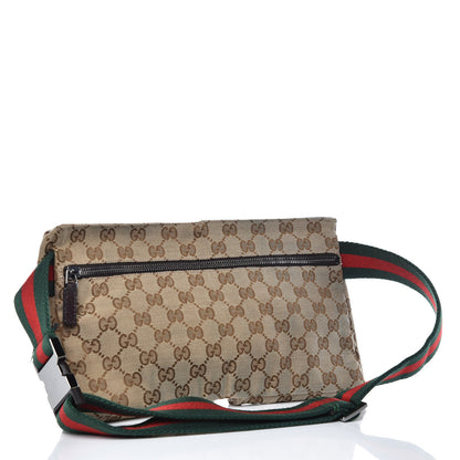 Gucci Monogram Web Belt Bag Dark Brown 3 of 9