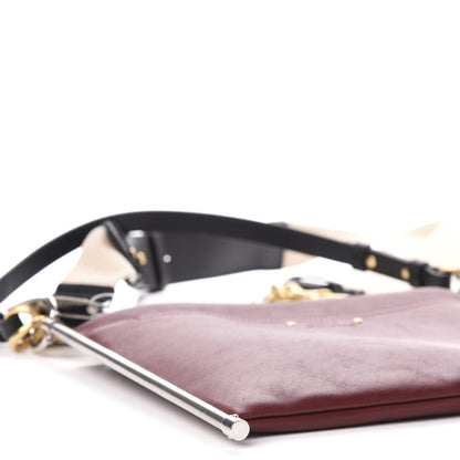 Chloe Smooth Calfskin Medium Roy Clutch Plum Purple 9 of 11
