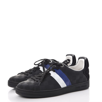 Louis Vuitton Damier Infini Frontrow Sneakers 6 Black 3 of 9