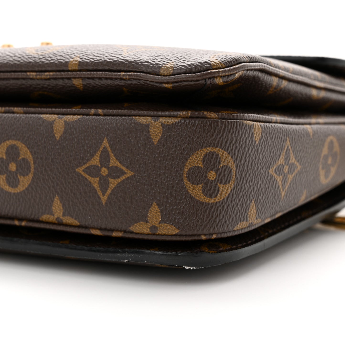 Monogram Braided Pochette Metis Creme Beige