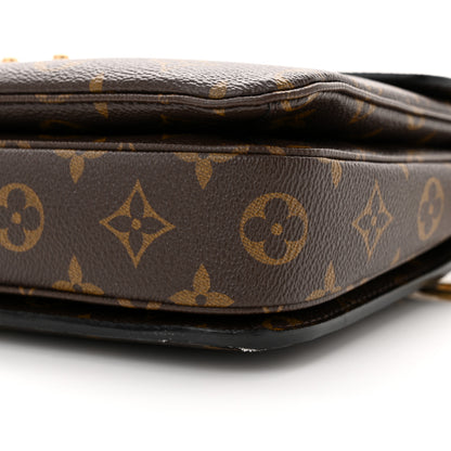 Louis Vuitton Monogram Braided Pochette Metis Creme Beige 9 of 13