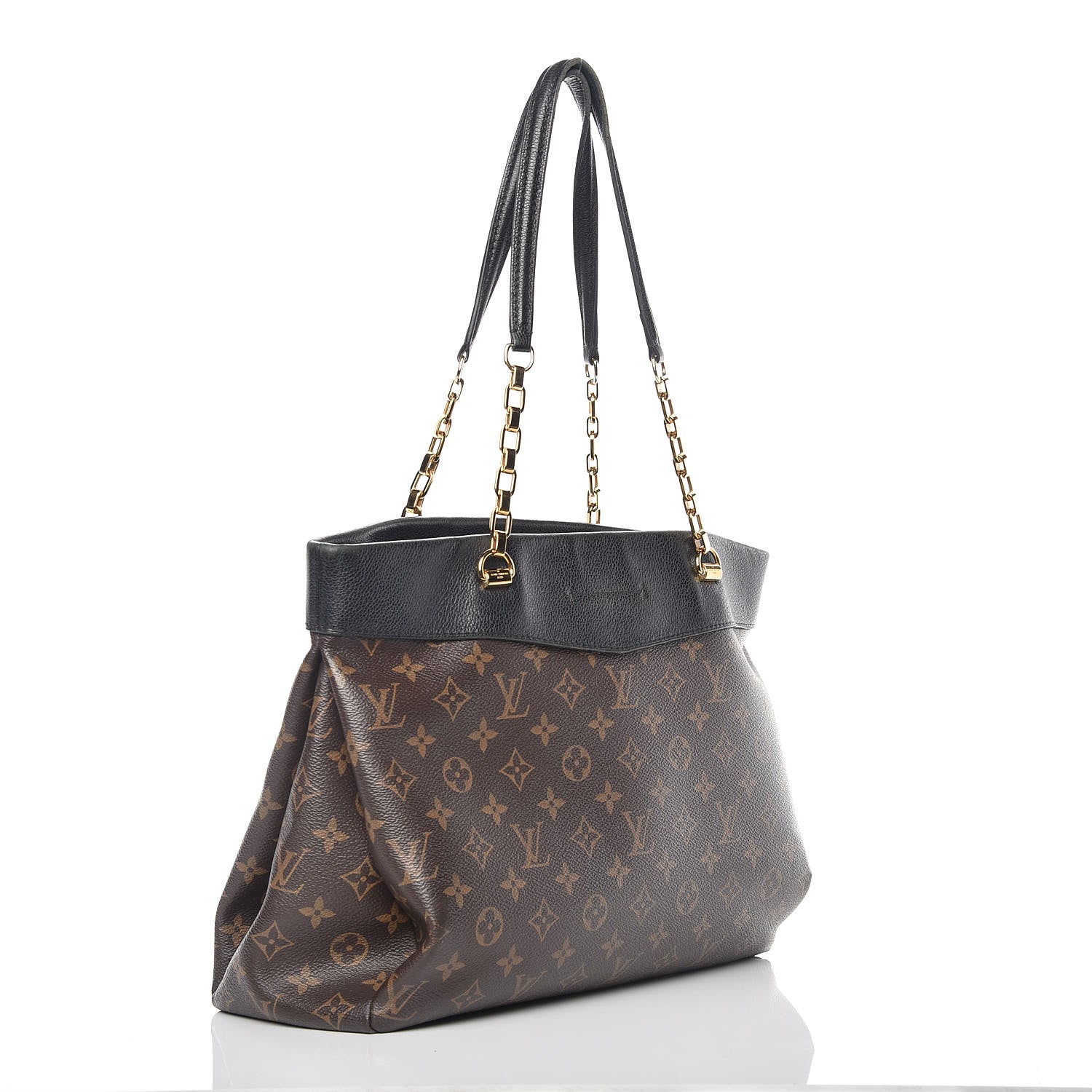 Louis Vuitton Monogram Pallas Shopper Black 3 of 14