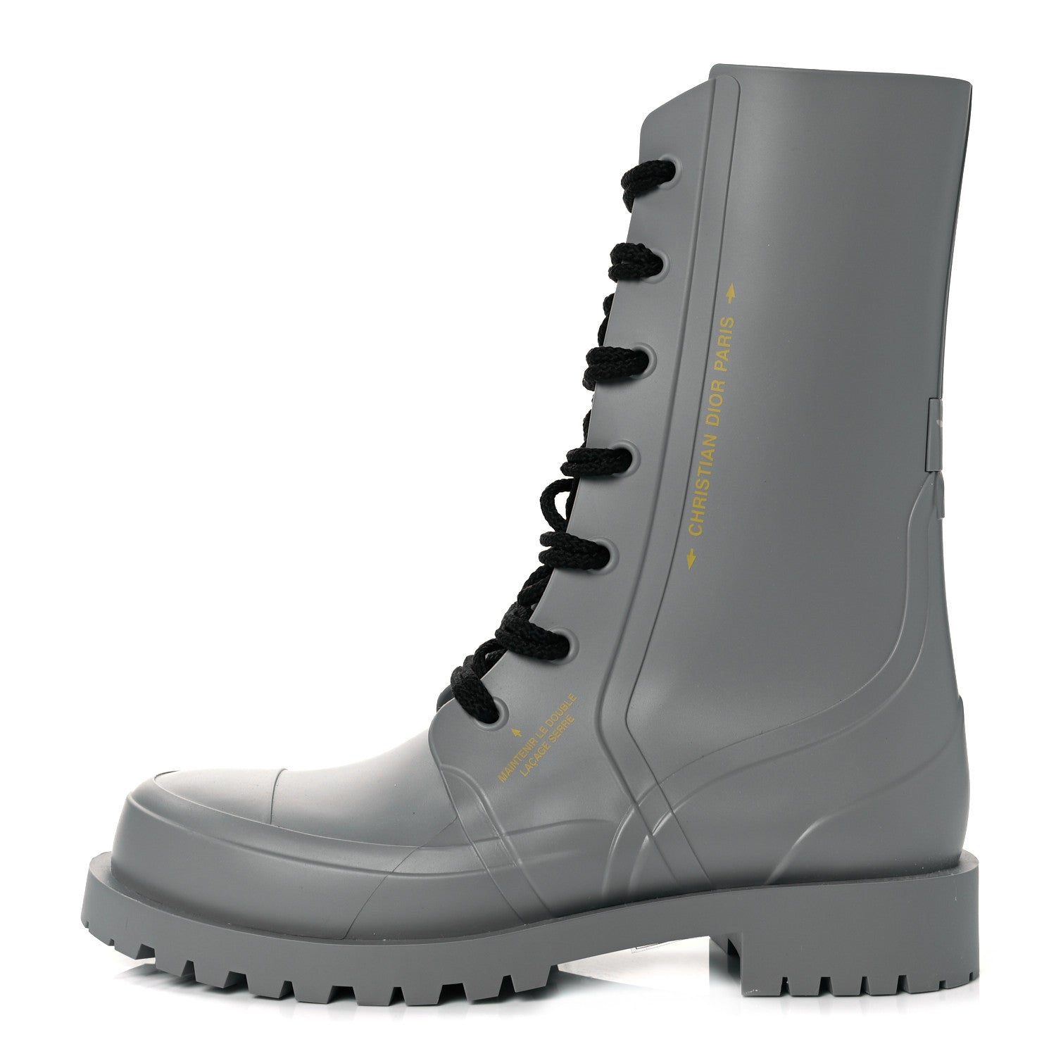 Christian Dior Rubber Diorcamp Low Boots 40 Grey 1 of 8