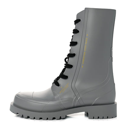 Christian Dior Rubber Diorcamp Low Boots 40 Grey 1 of 8