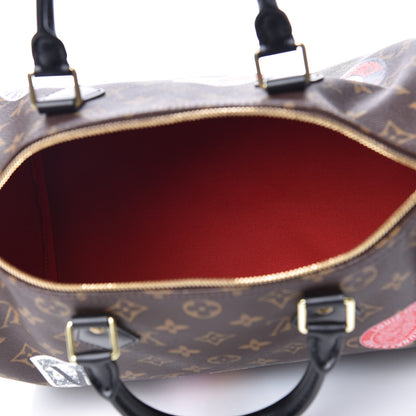 Louis Vuitton Monogram My World Tour Speedy Bandouliere 30 Black 5 of 10
