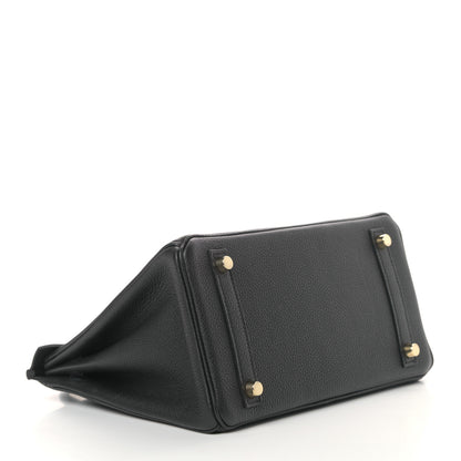 Hermes Togo Birkin 25 Black 4 of 10