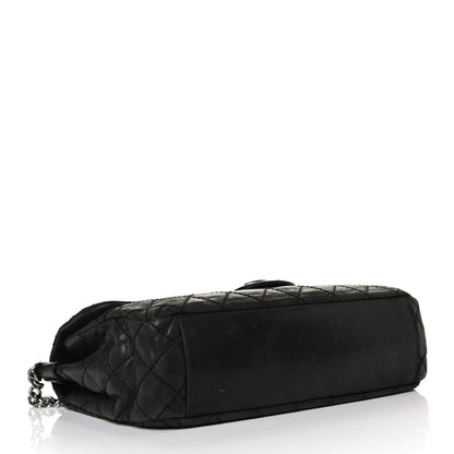 Chanel Iridescent Calfskin Large Coco Daily Flap Black 4 of 17