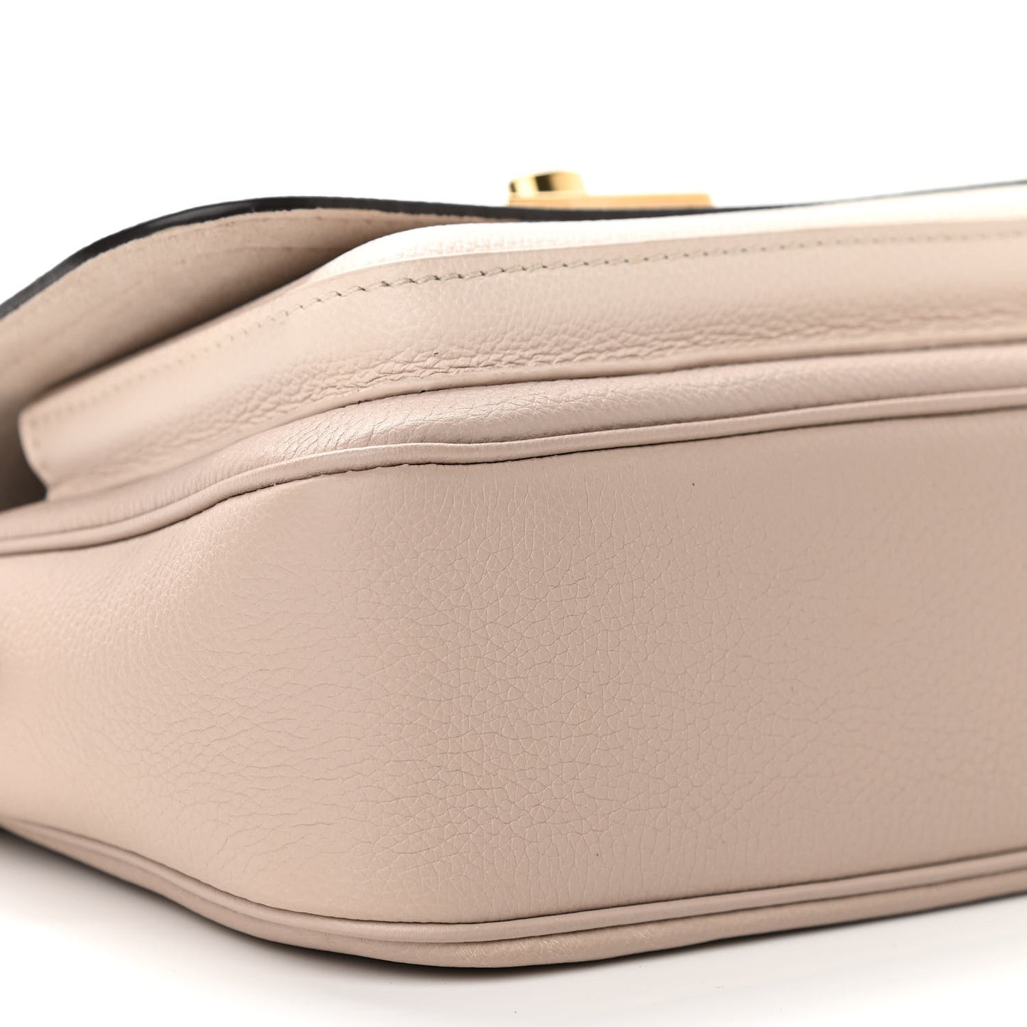 Grained Calfskin Lockme Tender Greige