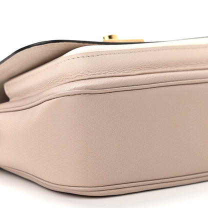 Louis Vuitton Grained Calfskin Lockme Tender Greige 7 of 9