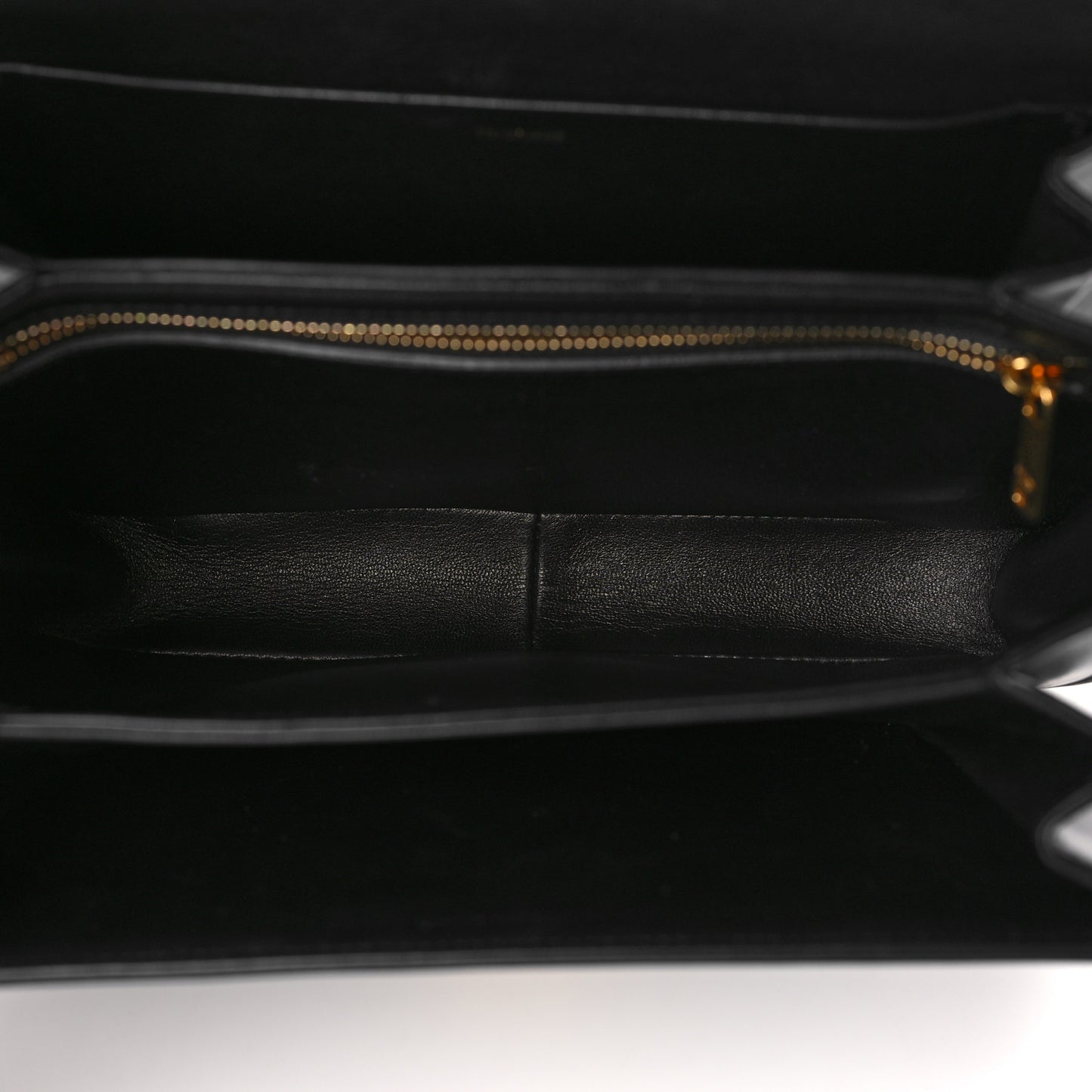 Shiny Calfskin Medium Triomphe Black