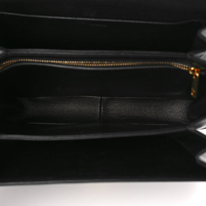Celine Shiny Calfskin Medium Triomphe Black 5 of 10